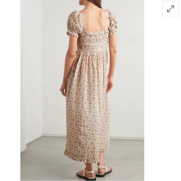 Doen Gia Midi dress in Ditsy floral print xs milkmaid romantic cottage prairie - Picture 13 of 13